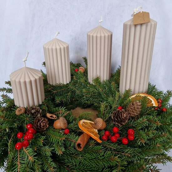 Adventes sveču komplekts 